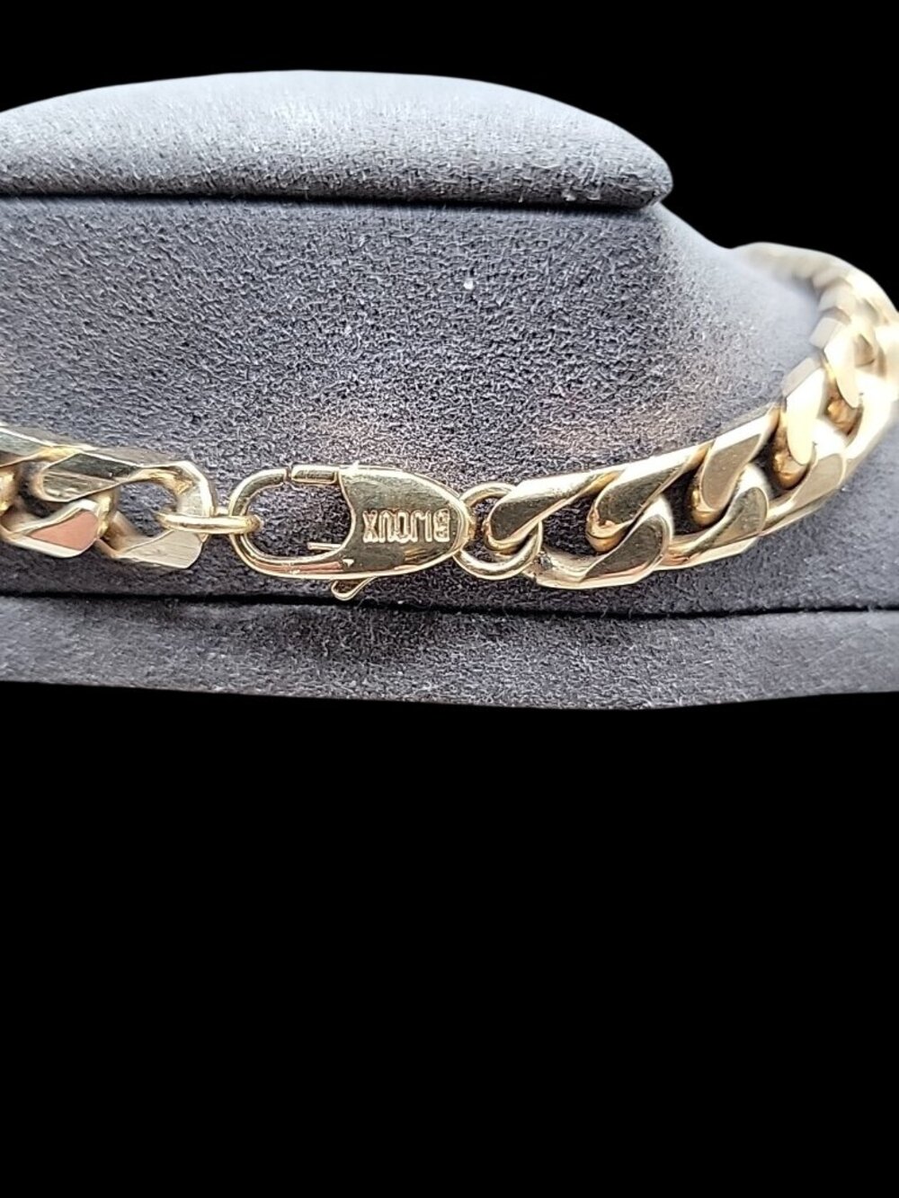 Bijoux Cascio Chunky Enamel Rhinestone Station Choker Necklace 17" Gold Tone VTG - Picture 8 of 16